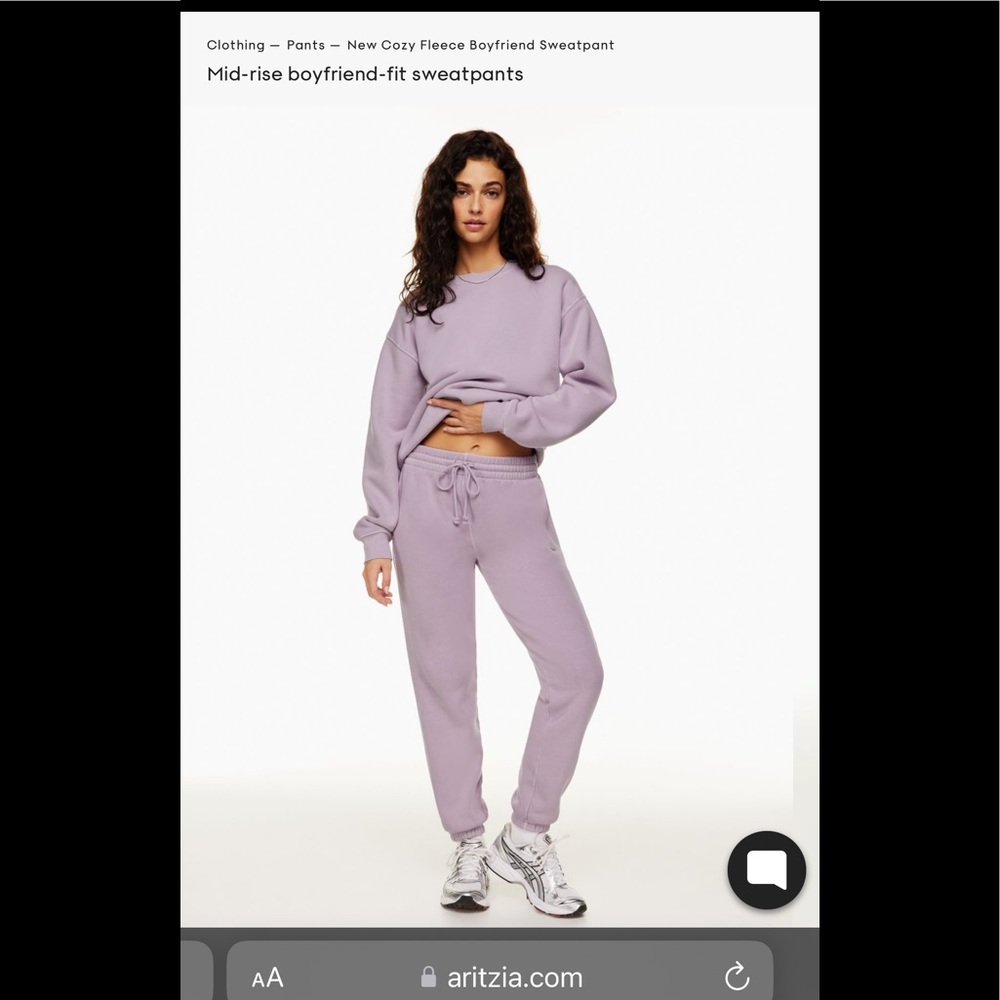 TNA cozy boyfriend sweats